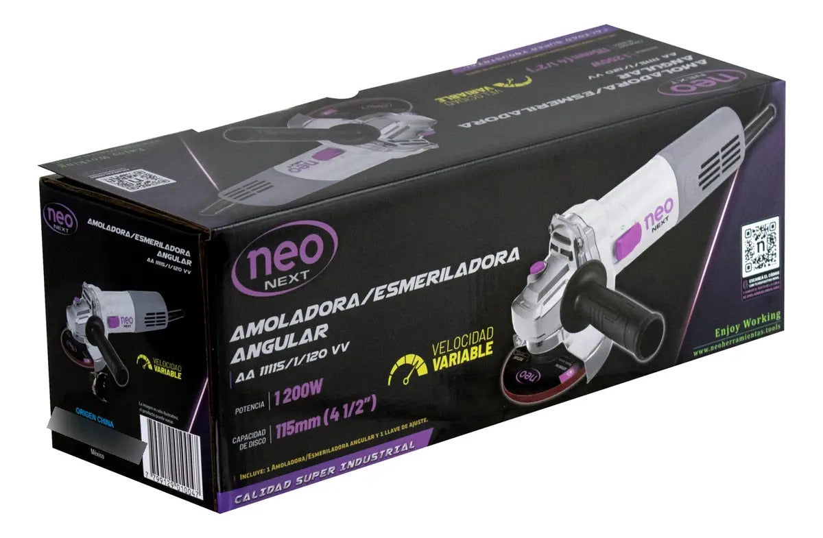 Neo Esmeriladora 4-1/2" 1200W, AA 11115/1/120 VV