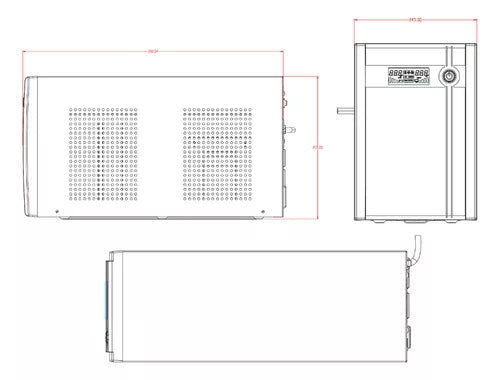 UPS Hikvision DS-UPS3000-X | 3000VA / 2400W | Doble Conversión Online | Torre