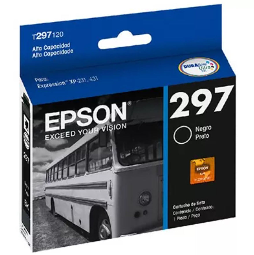 Cartucho de tinta Epson T297120-AL negro alta capacidad para impresoras XP-231 y XP-431