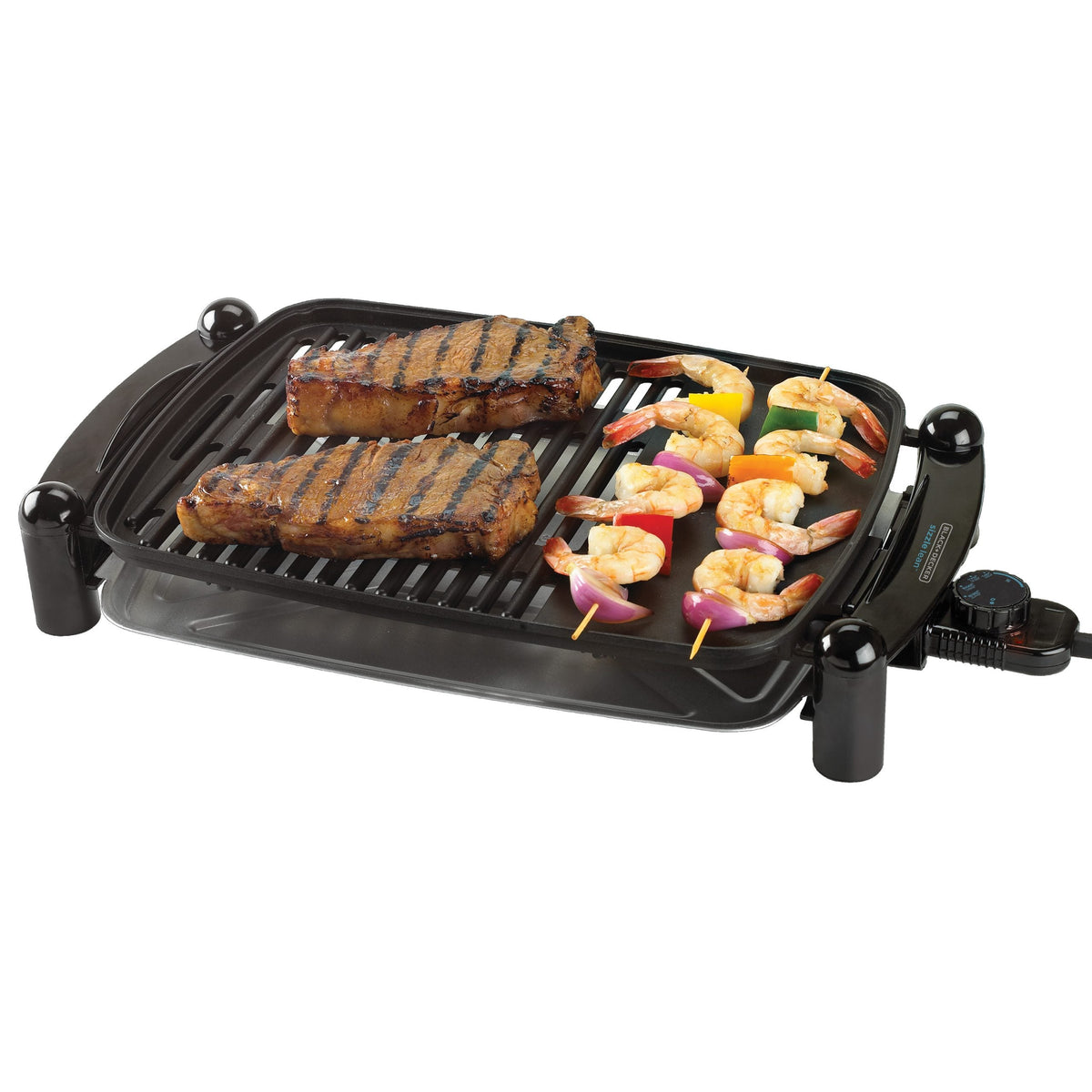 Parrilla y Plancha Eléctrica Black+Decker, IG201