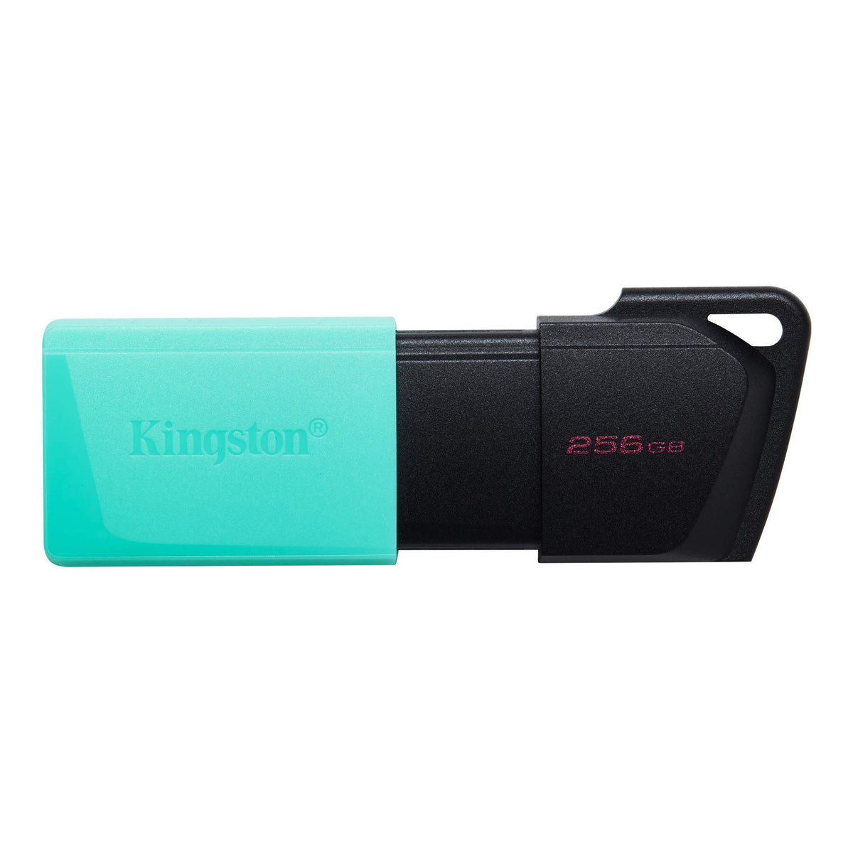 Kingston memoria USB Exodia 256GB color menta con negro DTXM vista frontal