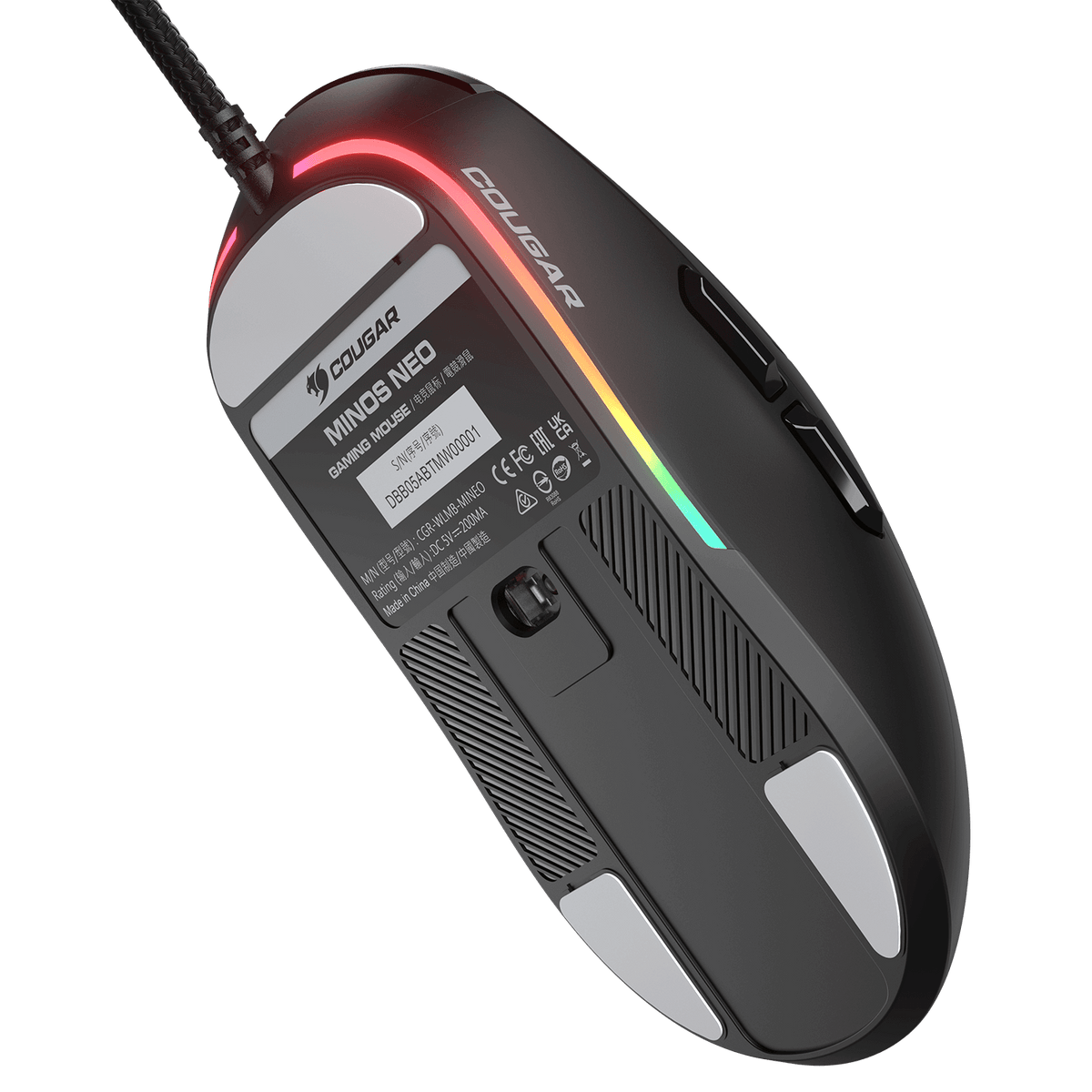 Cougar Mouse Gaming RGB, Minos Neo Black