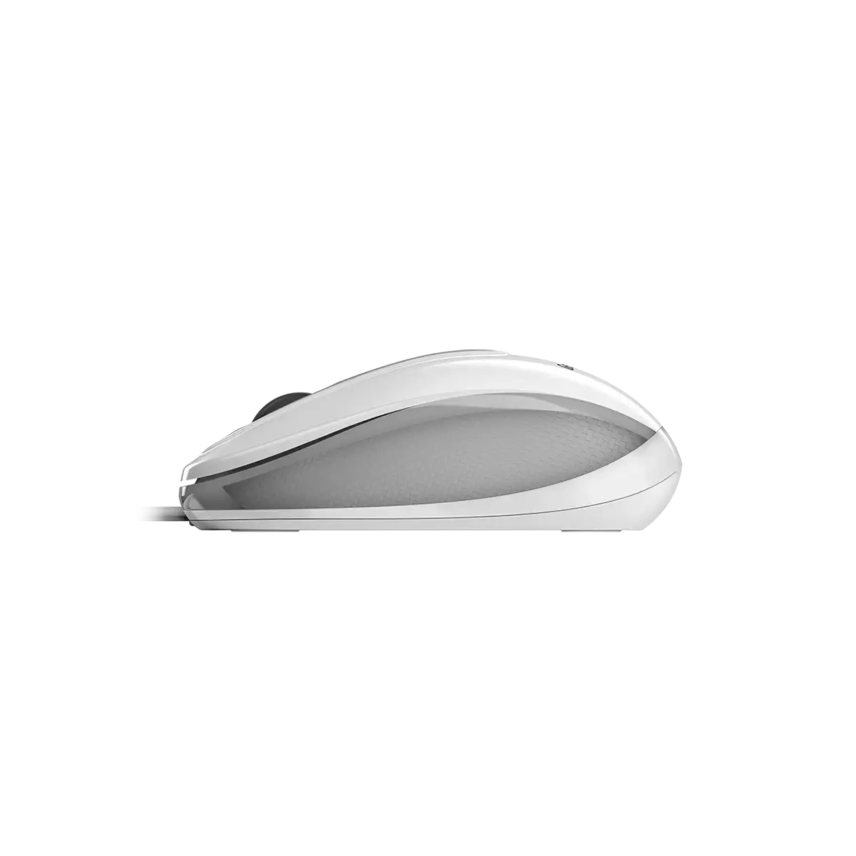 Mouse portátil Genius DX-Mini blanco vista trasera con sensor óptico