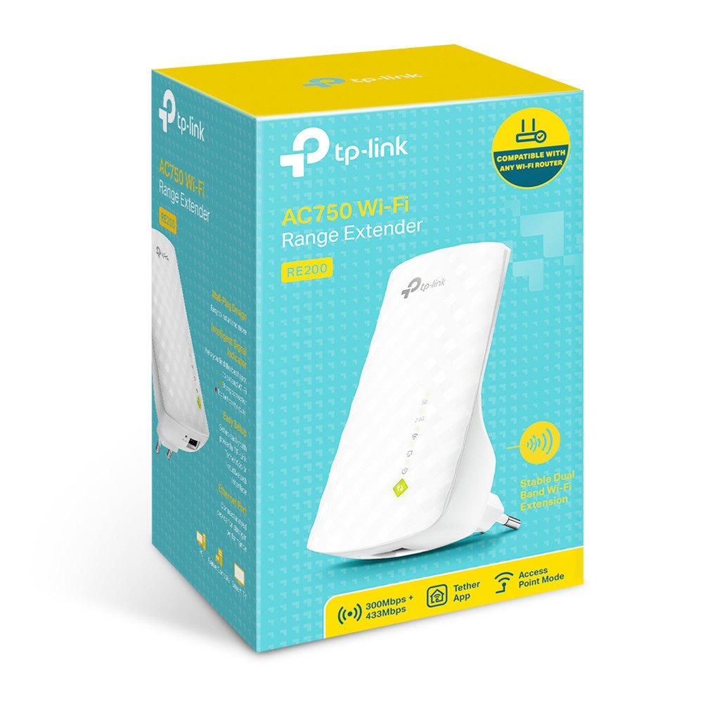 Extensor de Rango AC750 TP-Link, RE200