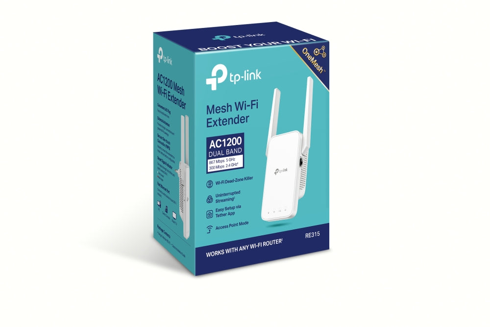 Repetidor Wi-Fi 5 AC1200 TP-Link, RE315