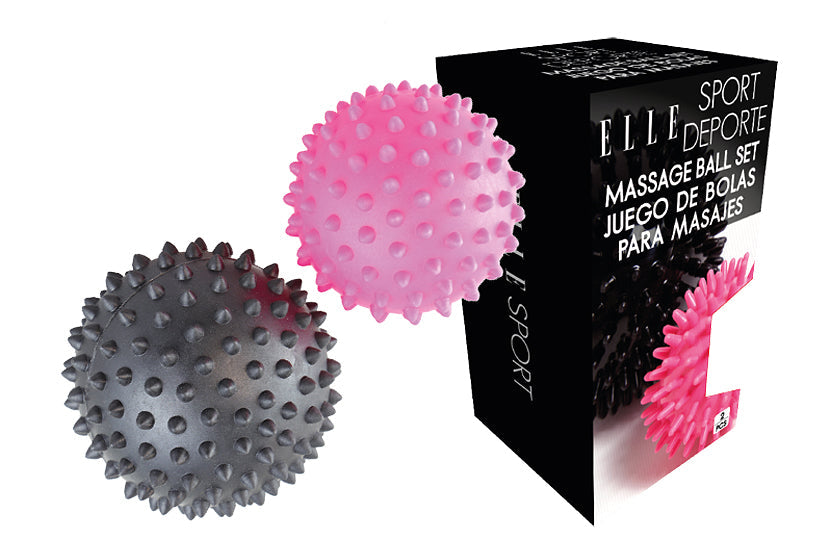 Elle bolas para masajes 2 unid 7cm+9cm rosa SR6351