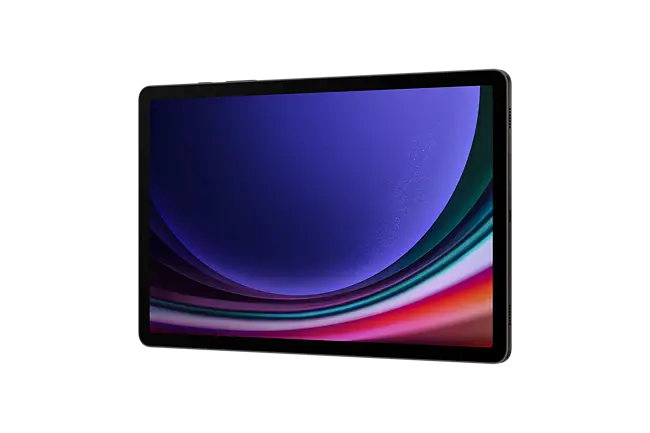 Samsung Galaxy Tab S9+ comparación de tamaño 12.4 pulgadas con accesorios incluidos
