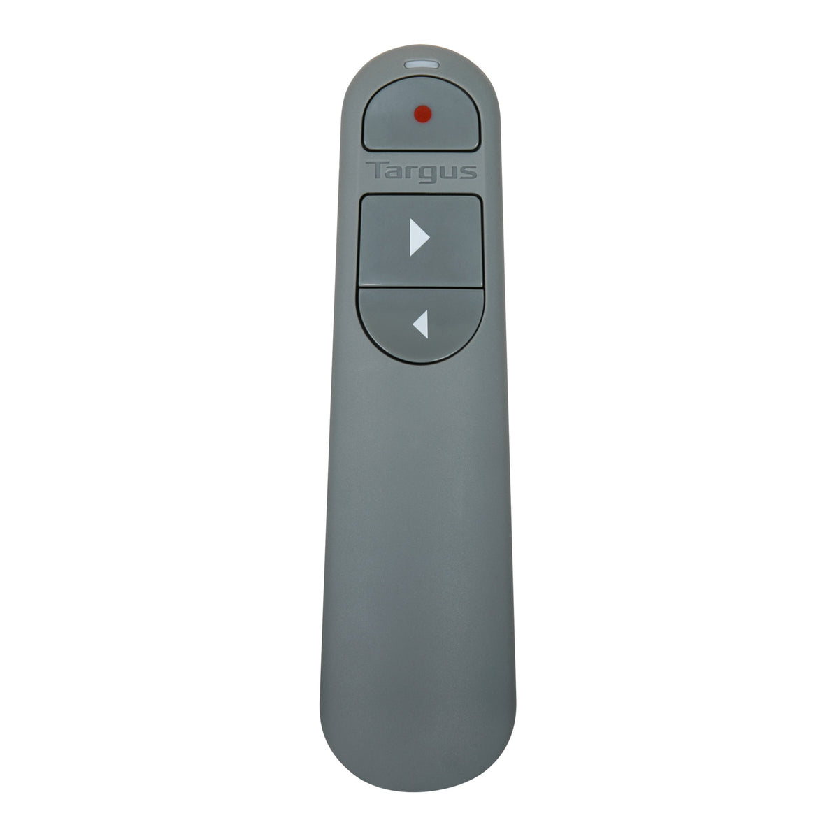 Puntero láser Targus Control Plus dual modo antimicrobial vista frontal con botones de control