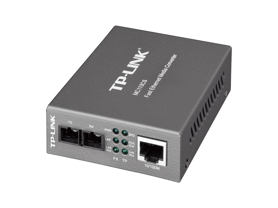 TP-Link conversor de medios monomodo a 10/100 mbps - MC110CS