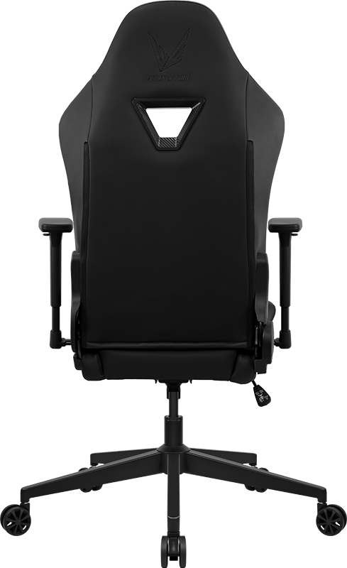 Vista posterior de silla gamer VC2 con acabado leatherette RacerPU elegante