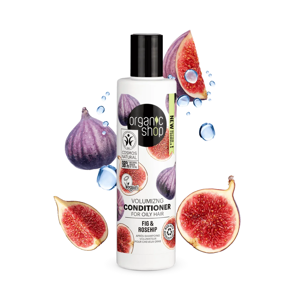 Organic Shop Acondicionador cabello graso higo y rosa mosqueta 280ml