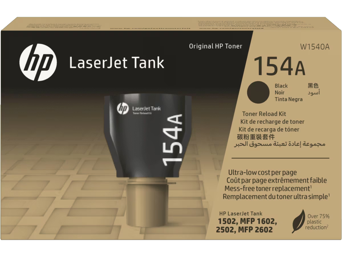Kit de recarga de tóner HP 154A Negro, W1540A