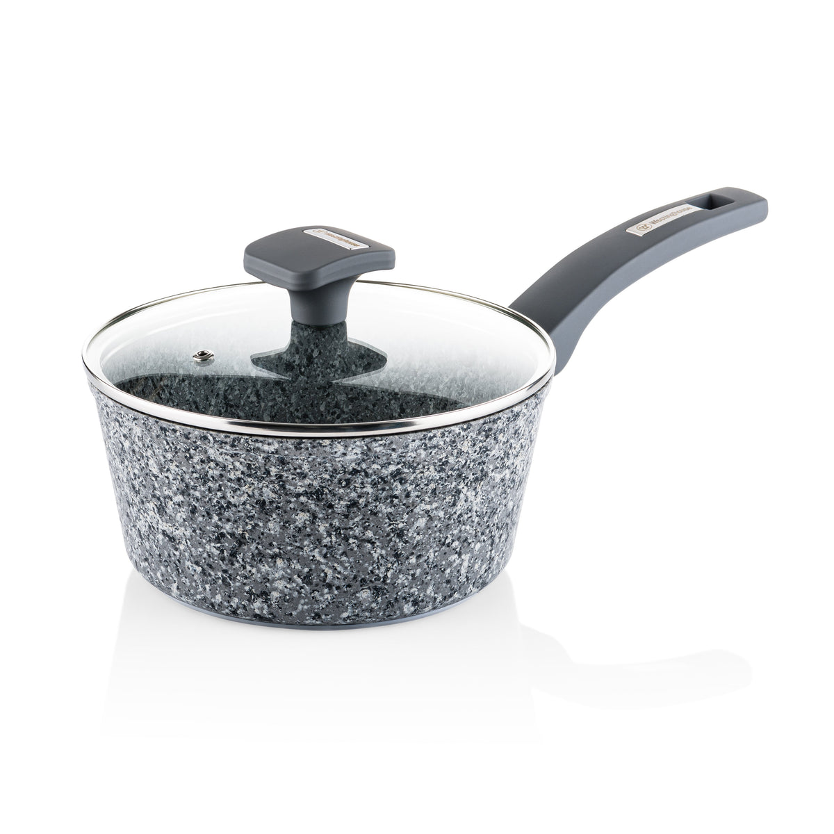 Olla con Tapa Westinghouse WCSP0070020GGY | 20 cm | Aluminio Fundido | Revestimiento Granito Gris | Compatible con Inducción