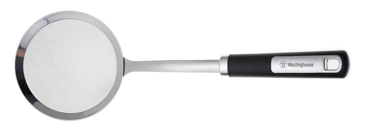 Colador de Acero Inoxidable Westinghouse WCKT0081001 | Negro | Mango Antideslizante | Alta Resistencia