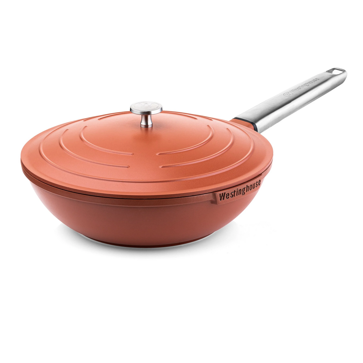 Cacerola Baja Performance Westinghouse WCCW0095028OR | Roja | 28 cm | Aluminio ligero | Antiadherente QuanTanium