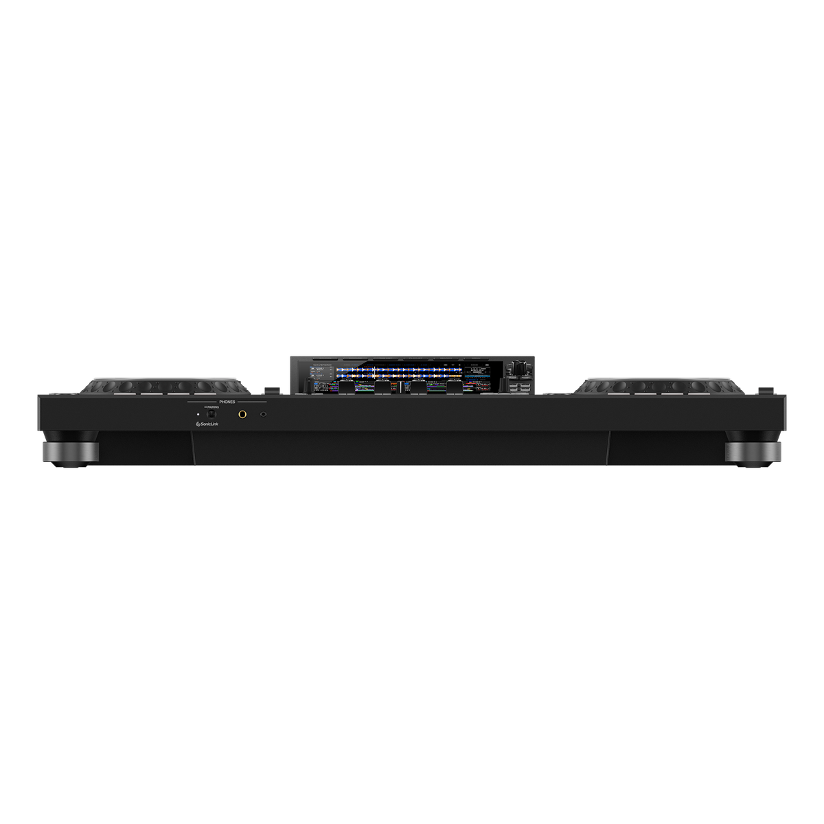 Pioneer DJ XDJ-AZ vista de conexiones traseras: USB, salidas master y red
