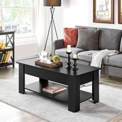 Kenneth Cole mesa de centro cubierta color negro y caf‚ oscuro -KCWD2022058-BR