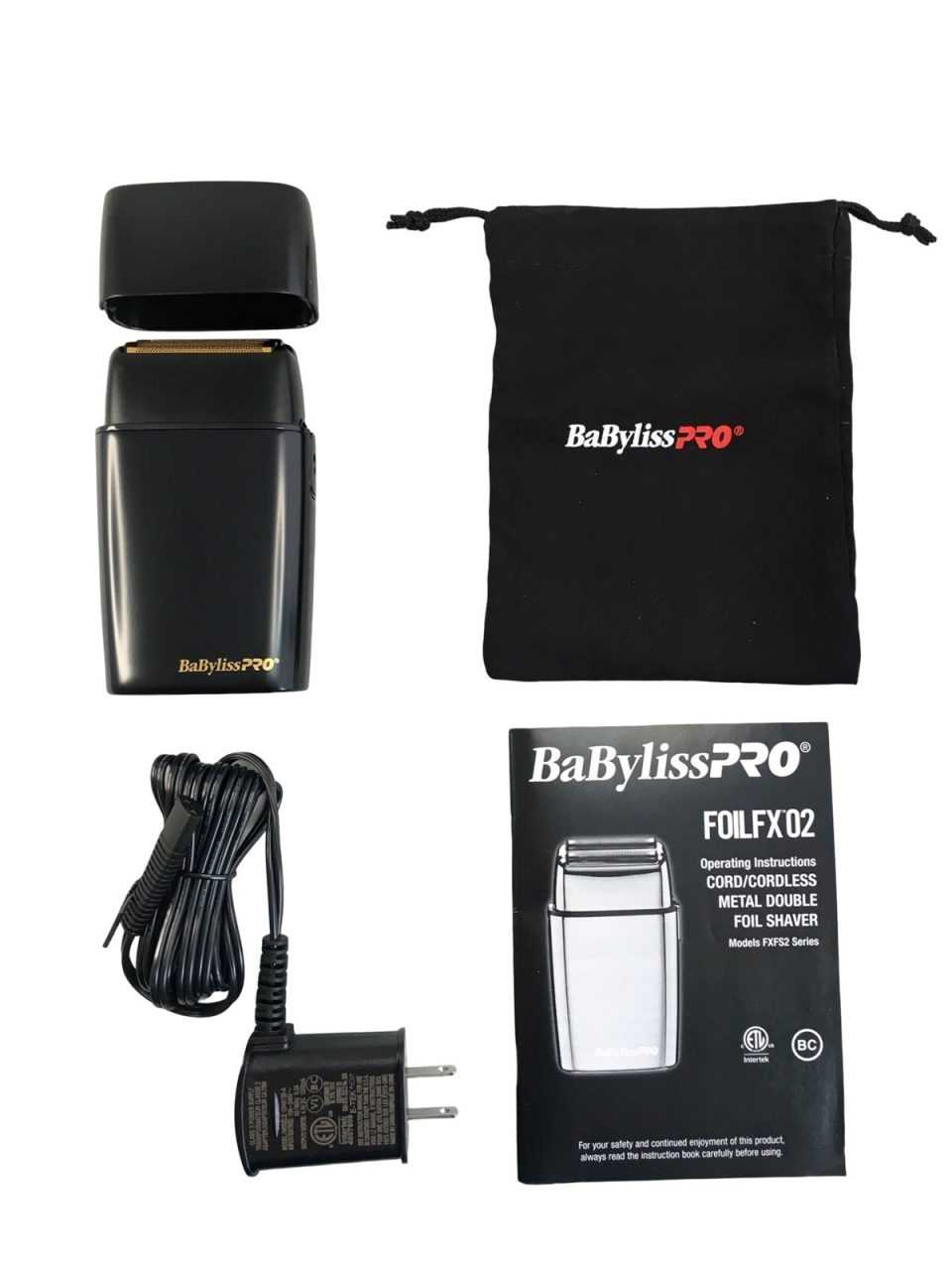 Barberology Afeitadora foil negra, FX02