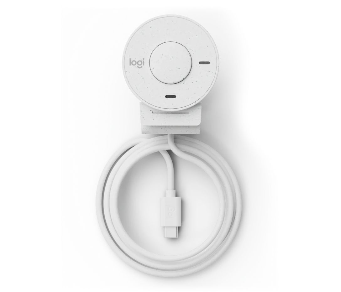 Cámara Web Logitech Brio 300 | Full HD | Blanco | USB