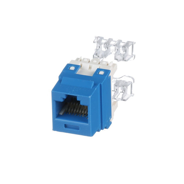 Panduit NK688MBU Jack Keystone RJ45 NetKey® Cat6 UTP Punchdown 22-26 AWG Azul