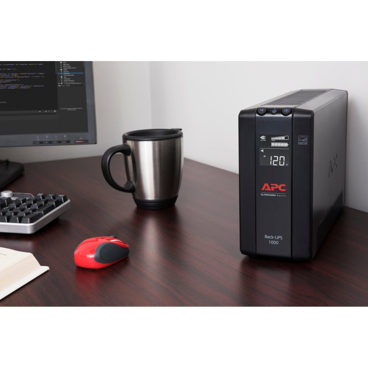 APC Back-UPS Pro BX1000M-LM60, vista angular