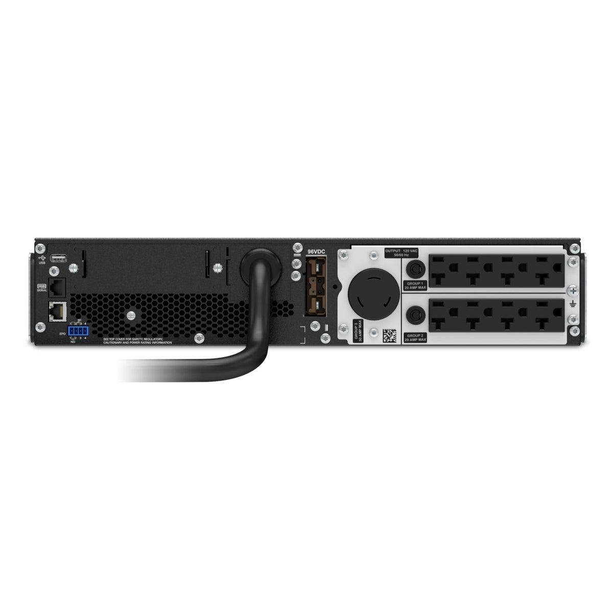 APC Smart-UPS On-Line SRT3000RMXLA - vista trasera