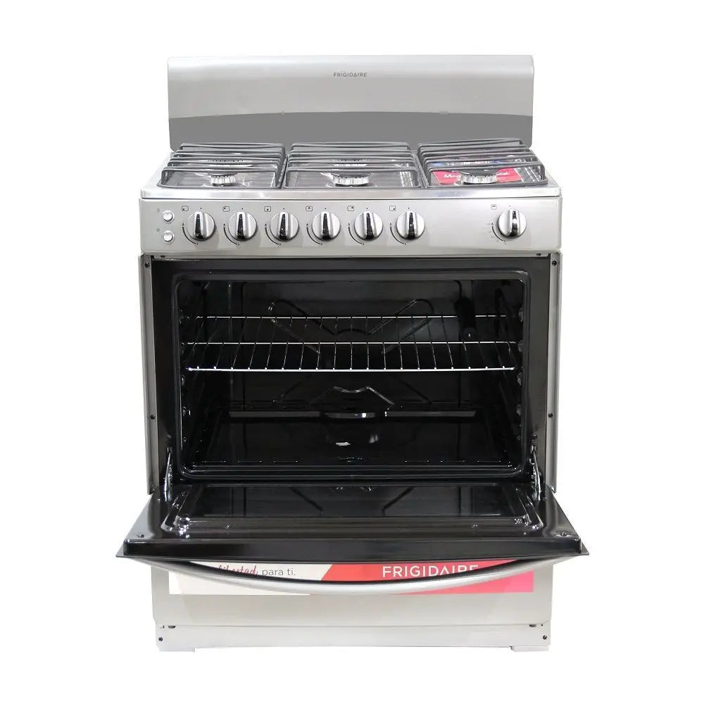 Frigidaire Cocina de Gas 30" 6 Quemadores Gris, FKGJ30C3MDQG