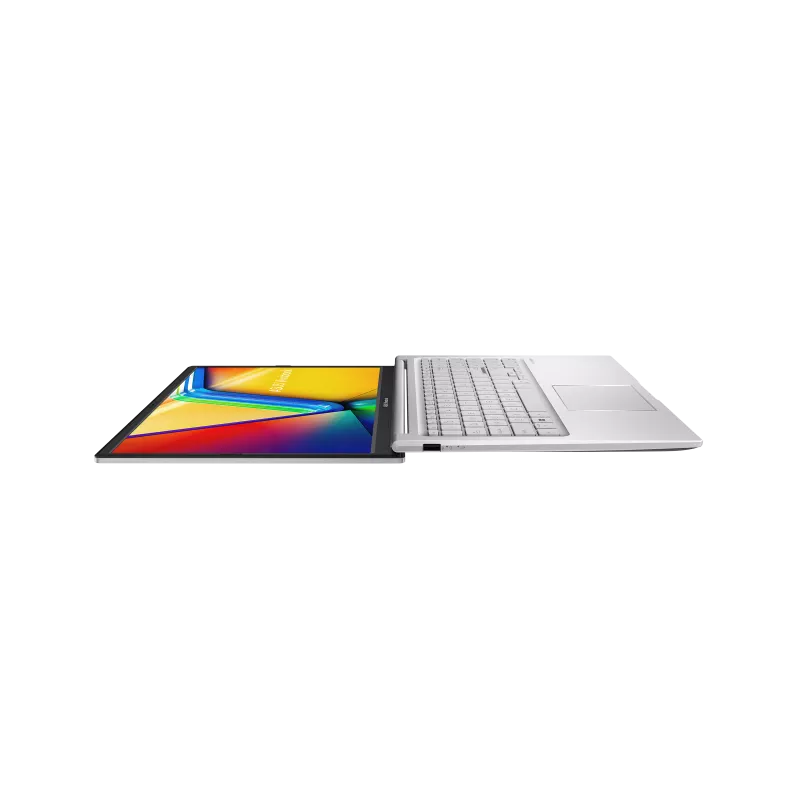 ASUS VivoBook F1504VA-WS51 vista trasera con logo y ventilación