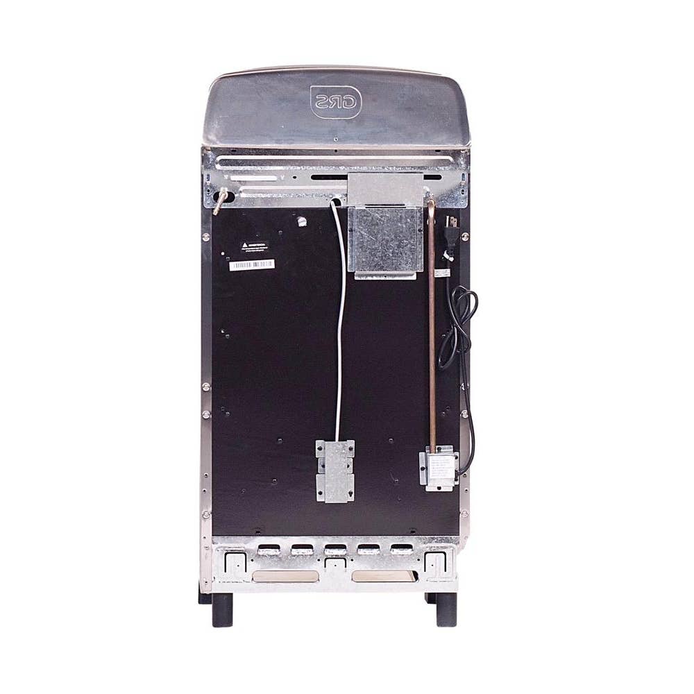 GRS Cocina a Gas 20" con 4 Quemadores y Encendido Eléctrico Gris Acero, 20-GL