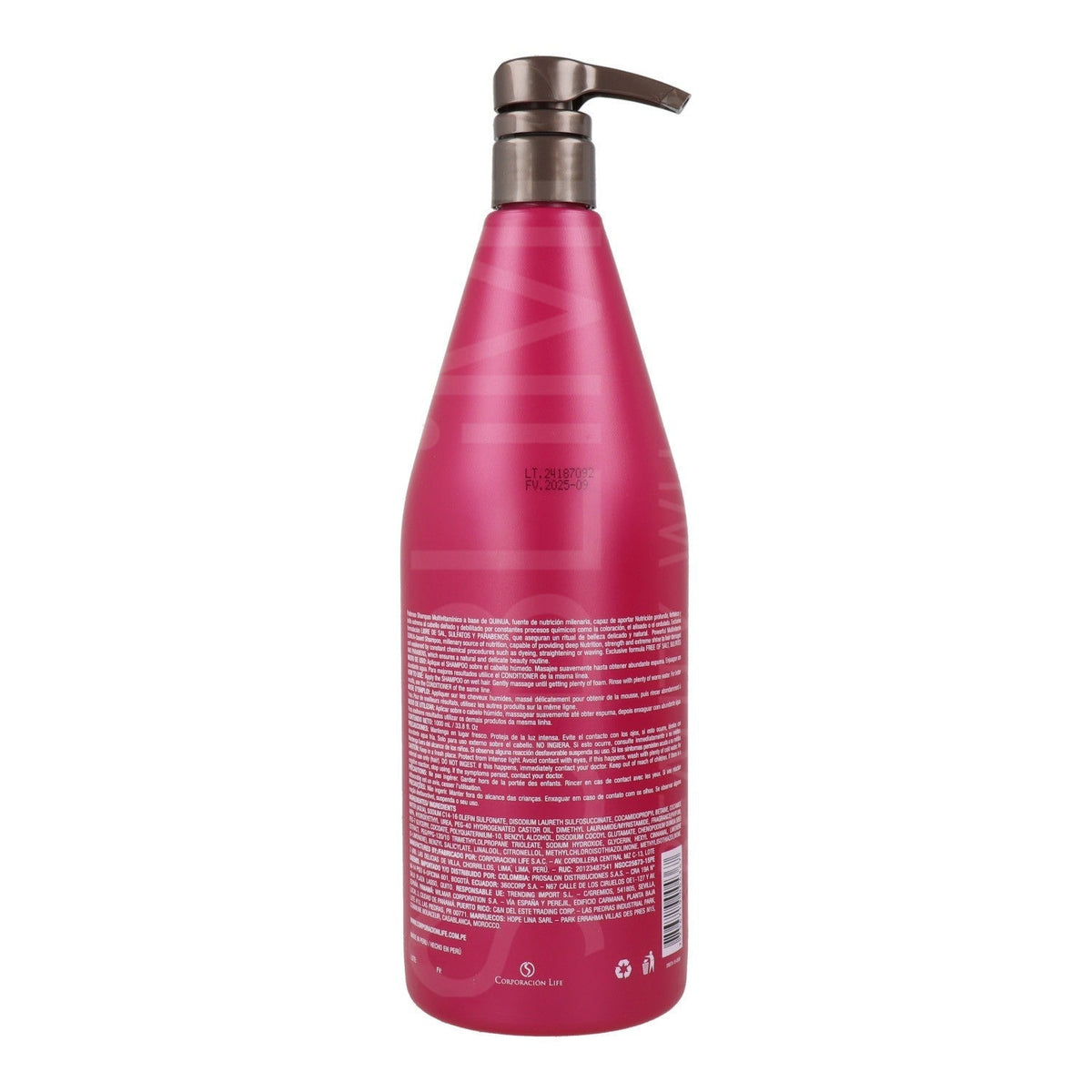 Placentalife Shampoo nutritivo 1L Nutri Quinua