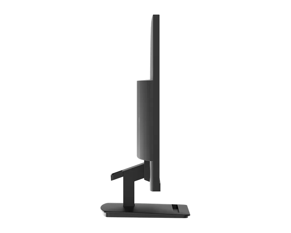 Detalle de bisel delgado y diseño moderno monitor MSI PRO MP273L