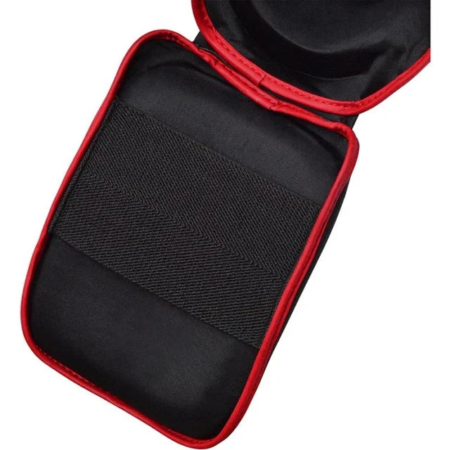 RDX Espinilleras con Empeine MMA Negro/Rojo, F6 Kara