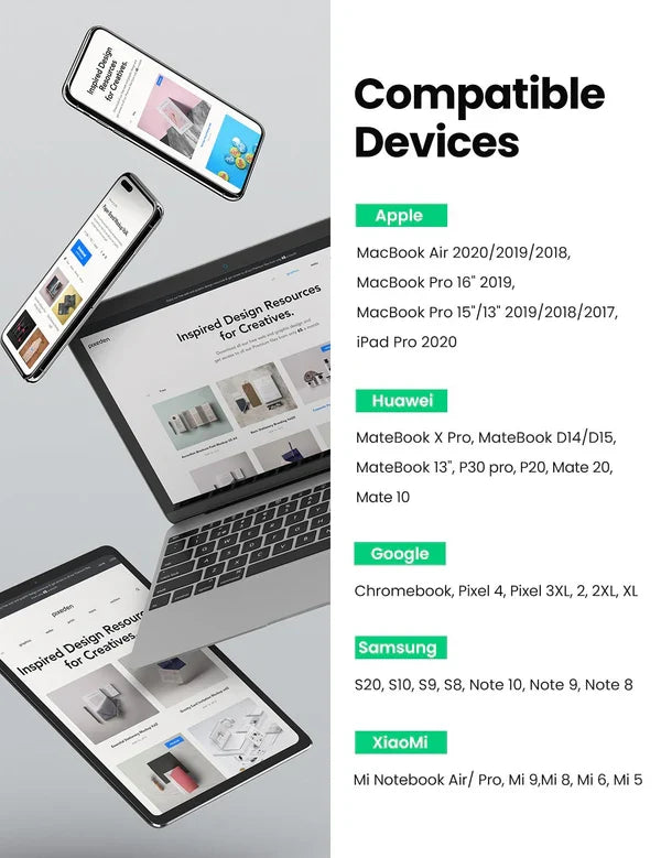 Empaque y presentación del cable UGREEN US316 USB-C de 1 metro