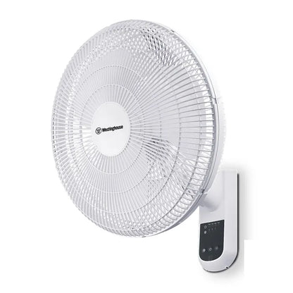 Westinghouse 72704 Ventilador de Pared 16" 70 W con Control Remoto, Temporizador y 3 Velocidades