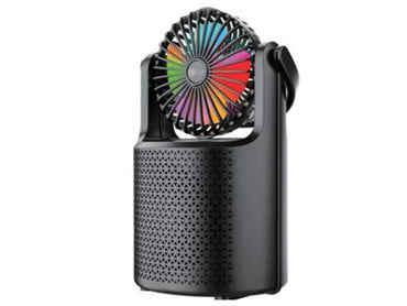 Biconic parlante ventilador LED 3W, BC-AU-BS-231-BK