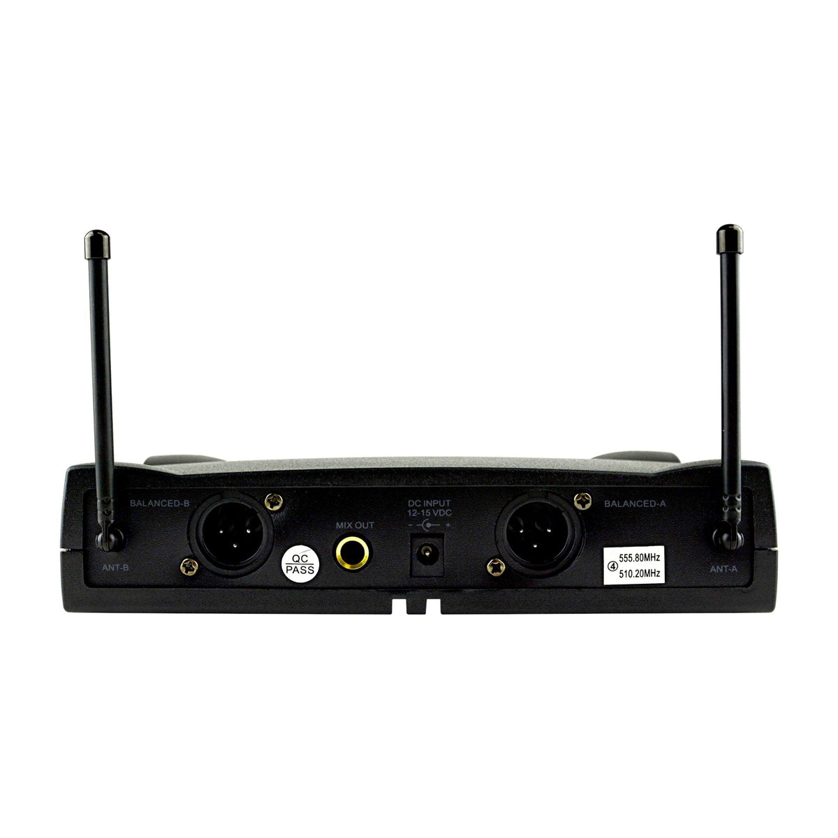 Studio Z Micrófono Inalámbrico Doble Mano, Diadema y Solapa UHF GW-7011