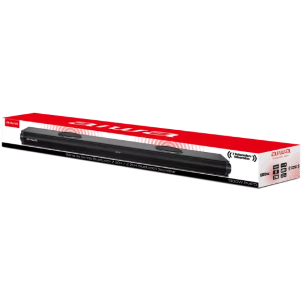 AIWA AWSBH22 barra de sonido 130W - control remoto