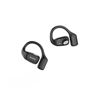 AIWA AW-K56B audífono conducción de aire negro puesto