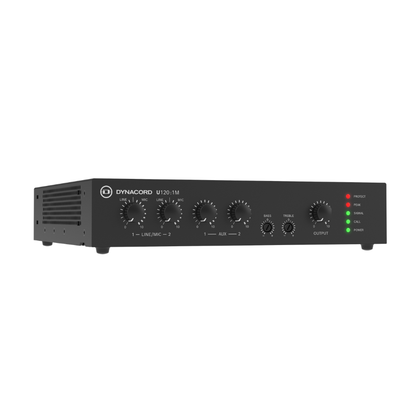 Dynacord U120:1M-US mezcladora amplificada 4 entradas 120W 1CH 4Ω 8Ω 70V y 100V