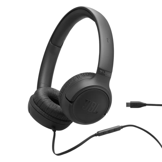 JBL Tune 530C USB-C - audífonos on-ear color negro, vista principal