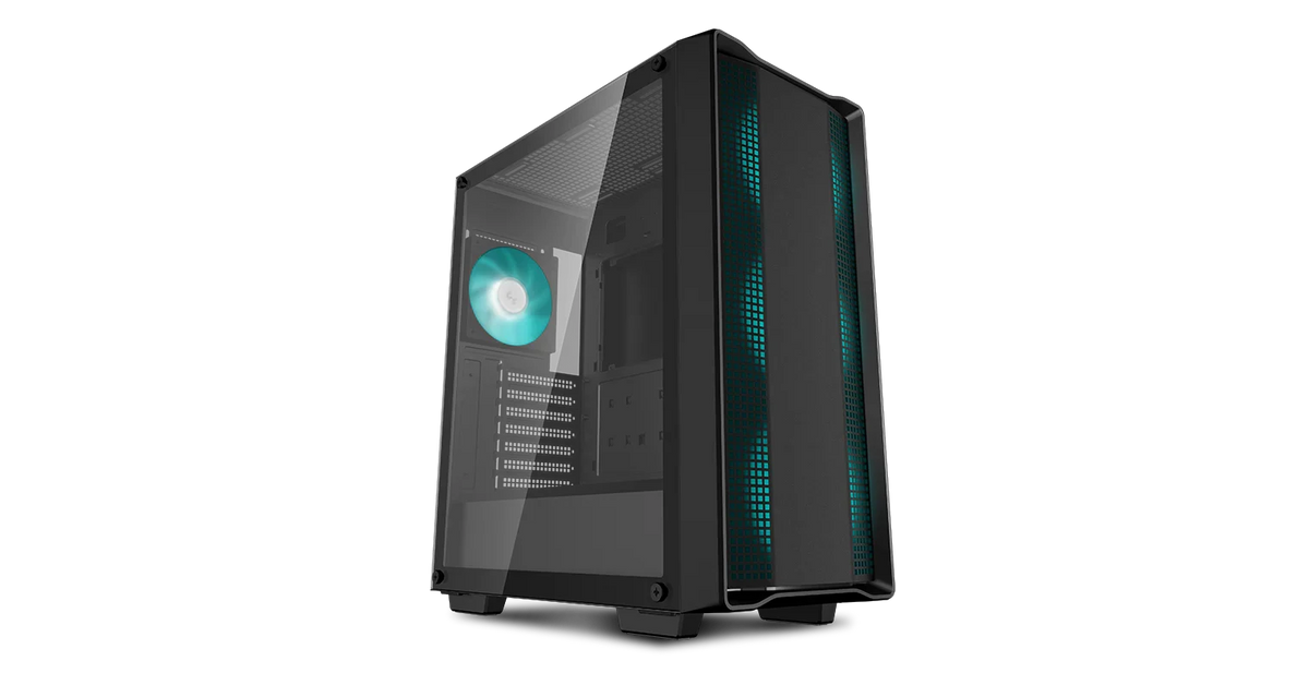 Case RGB DeepCool CC560 V2 | Mid Tower ATX | 4 Ventiladores 120 mm | Vidrio Lateral | Malla Frontal