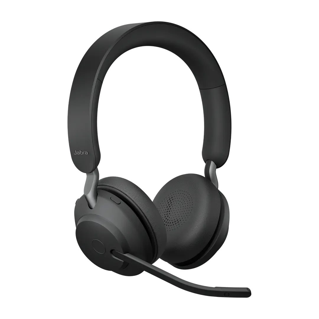 Jabra Evolve2 65 Link 380a MS Stereo Headset Inalámbrico USB-A Bluetooth Negro
