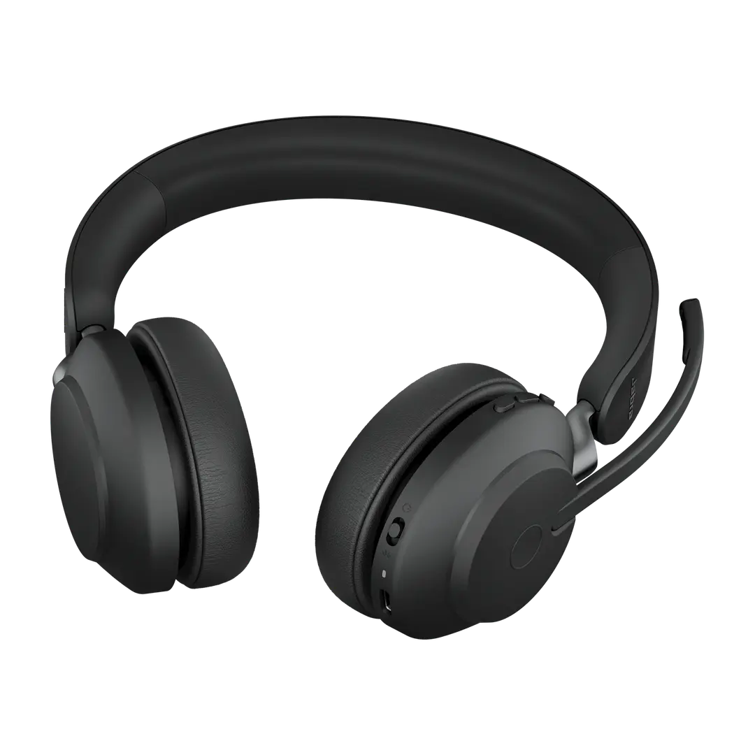 Jabra Evolve2 65 Link 380a MS Stereo Headset Inalámbrico USB-A Bluetooth Negro
