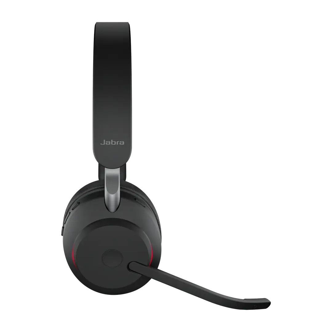 Jabra Evolve2 65 Link 380a MS Stereo Headset Inalámbrico USB-A Bluetooth Negro