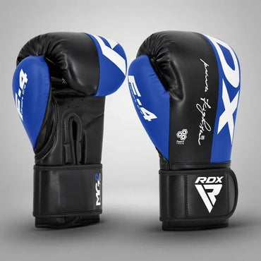 RDX Guantes de Boxeo Azul/Negro, F4
