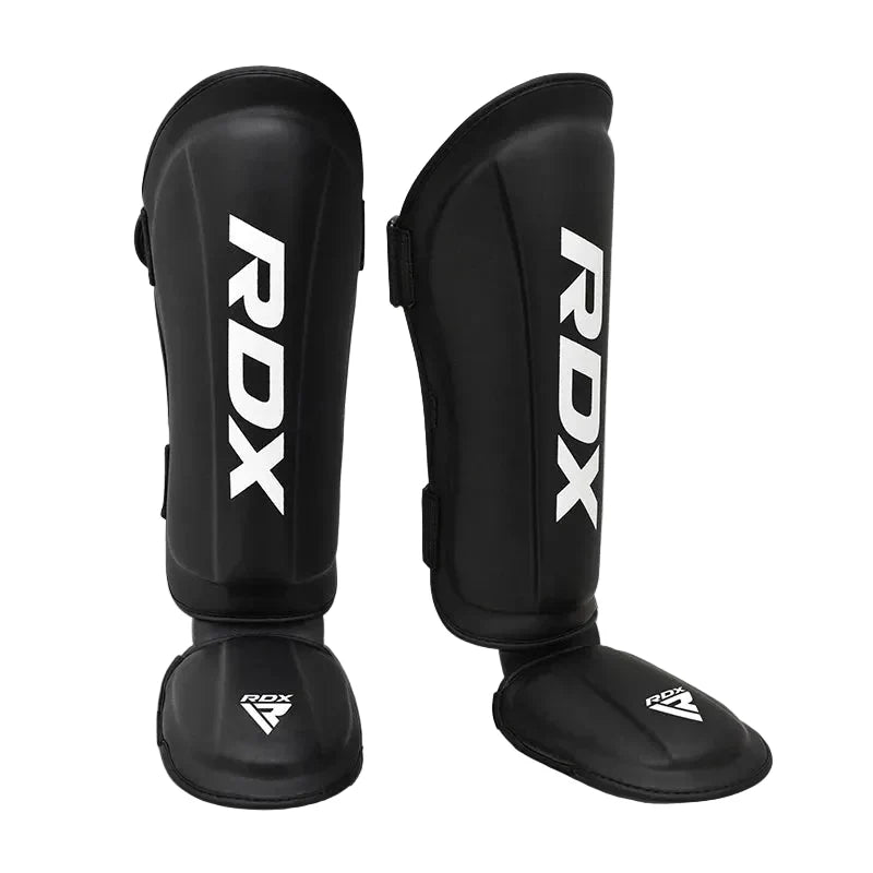 RDX Espinilleras con Empeine Negro/Blanco, T1