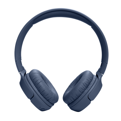 JBL Tune 520BT auriculares bluetooth azul vista frontal completa