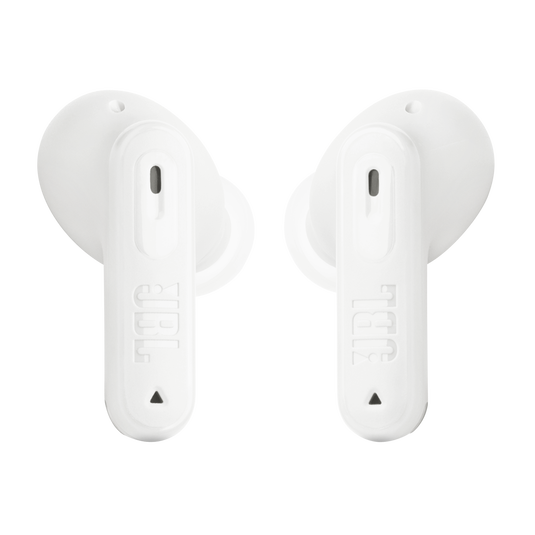 Audífonos JBL Tune Beam 2 blanco, vista de frente