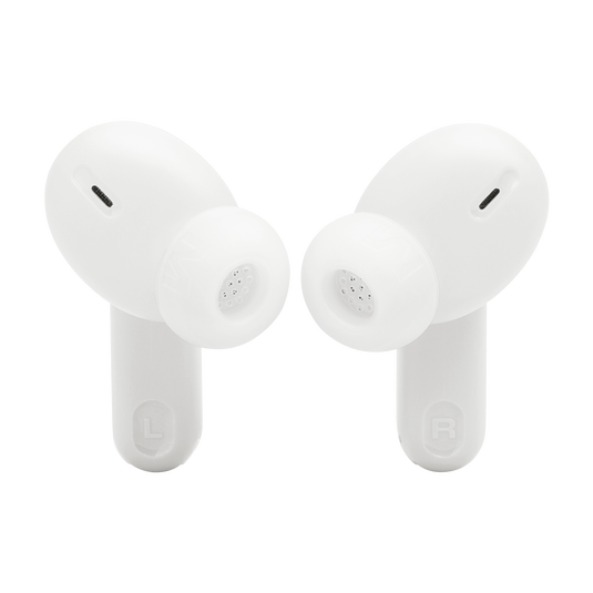 Audífonos JBL Tune Beam 2 blanco, vista trasera