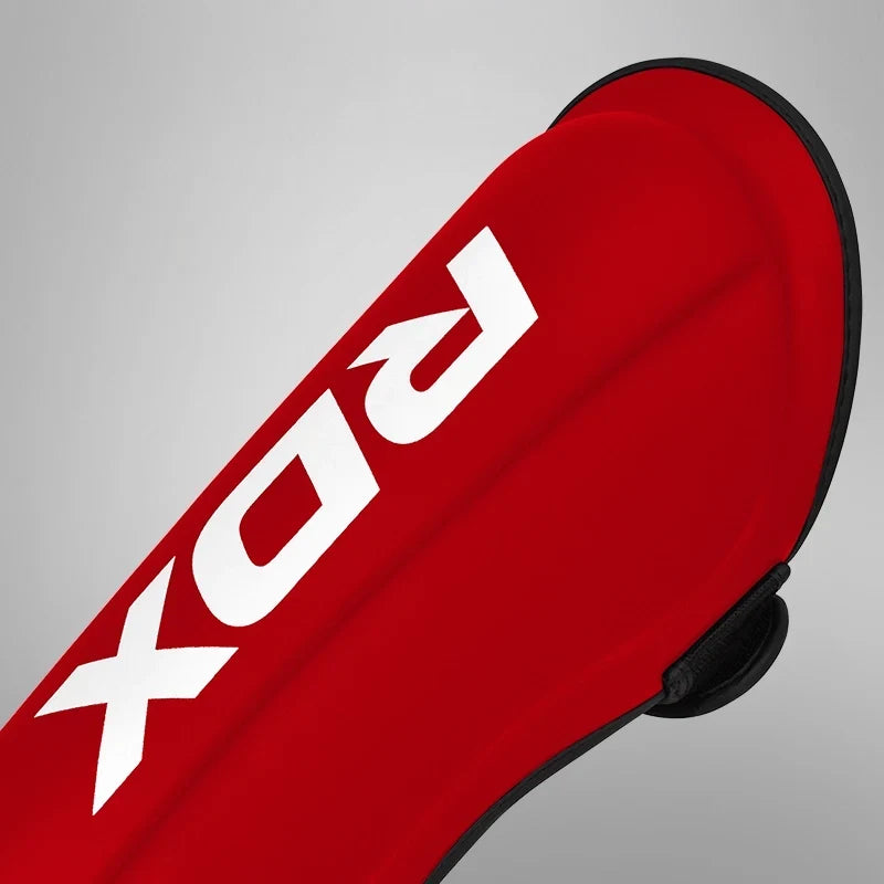 RDX Espinilleras con Empeine Rojo/Blanco, T1